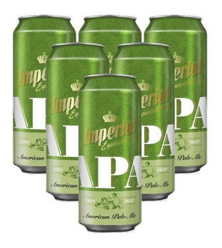 Cerveza Imperial Apa 473 Ml Pack X6 Zetta Bebidas