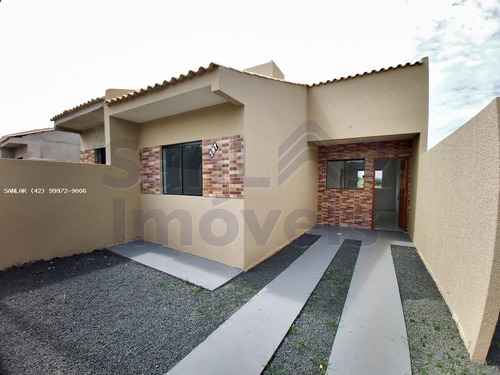Imagem 1 de 15 de Casa Para Venda Em Ponta Grossa, Uvaranas, 2 Dormitórios, 1 Banheiro, 1 Vaga - _1-2175931