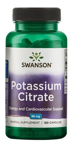 Potassium Citrate 99mg 120caps