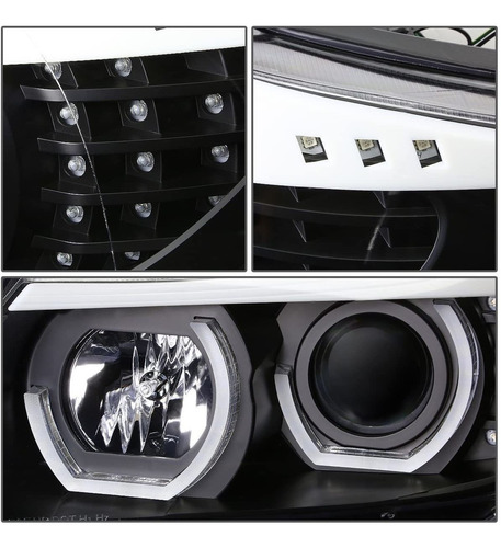 Dna Motoring Hl-3d-e9005-bk Headlight Assembly, Driver And P