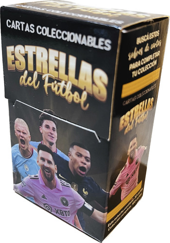 Caja Estrellas Del Fútbol Cartas Coleccionable Mazo Inicial