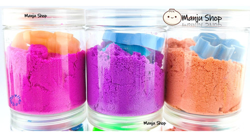 Kit 6 Botes Arena Magica Colors 160 Gr/u, Con Accesorios ^-^