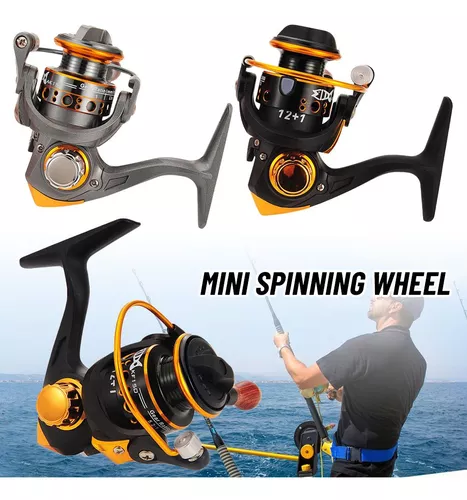 Carrete De Pesca Cup Wheel Mini Spinning Wheel, Pesca En Bal