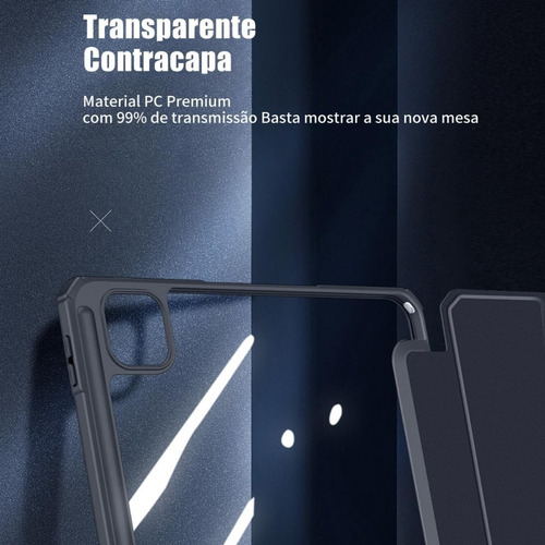 Capa Case Transparente P/ iPad Air 4 iPad Air 5 Modelo 2022