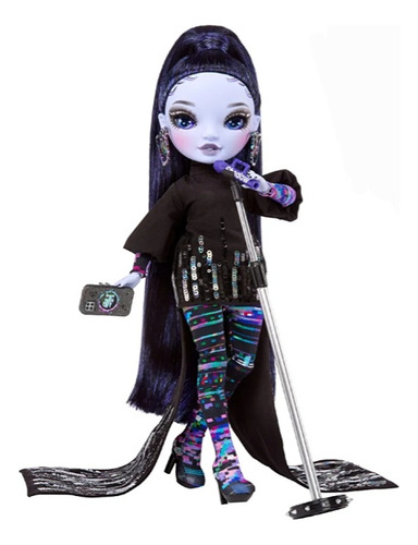 Rainbow High Shadow High Muñeca Reina Glitch Crowne.