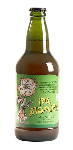 Cerveza Artesanal Cabesas Bier Bier Ipa Atomica 500ml Febo