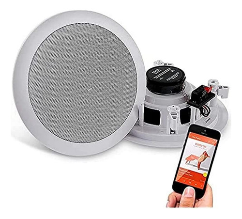 Pyle Par De 6.5 Bluetooth Montaje Empotrado En Pared Sistem