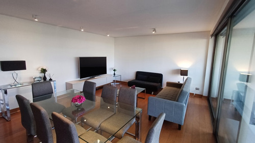 Amoblado / 2 Dorm + Escritorio + Servicios /metro Alcántara