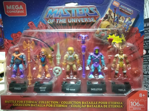 Masters Of The Universe Mega Construx 5 Pack Motu Heman
