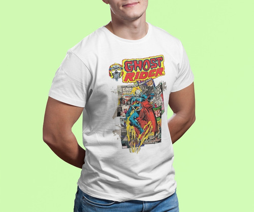 Camiseta Retro Comic Ghost Raider 1