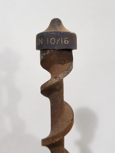 Imagen 4 de 10 de Antigua Caja Mechas Carpintería Taladro Manual Mec Mag 58985