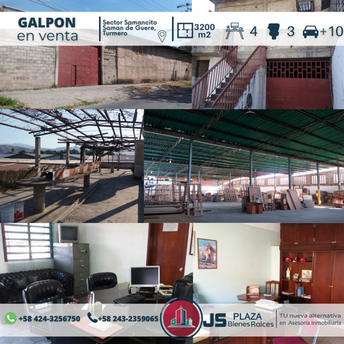 Imagen 3 de 12 de Venta De Galpon Saman De Guere De Oportunidad 04243256750