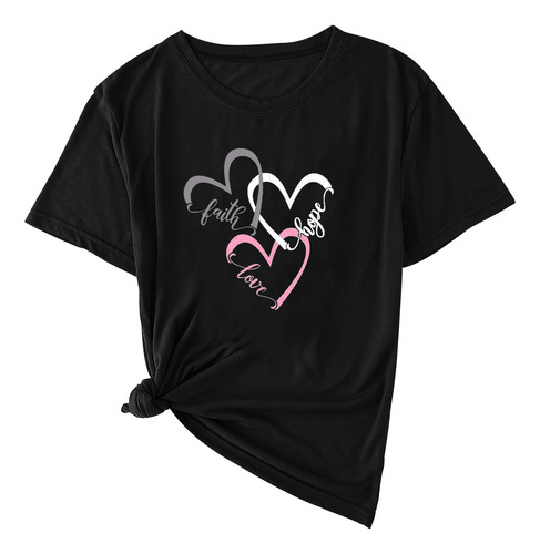 Camiseta Tipo E Para El Día De San Valentín, Casual, De Mang