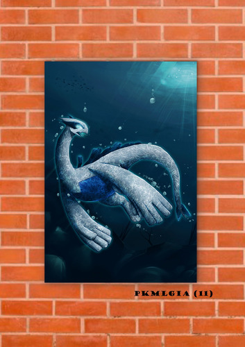 Cuadros Poster Pokemon Lugia 50x70 (gia 11)