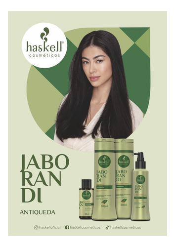 Kit Jaborandi Haskell 1 Nectavita 35ml 1 Tônico 120ml