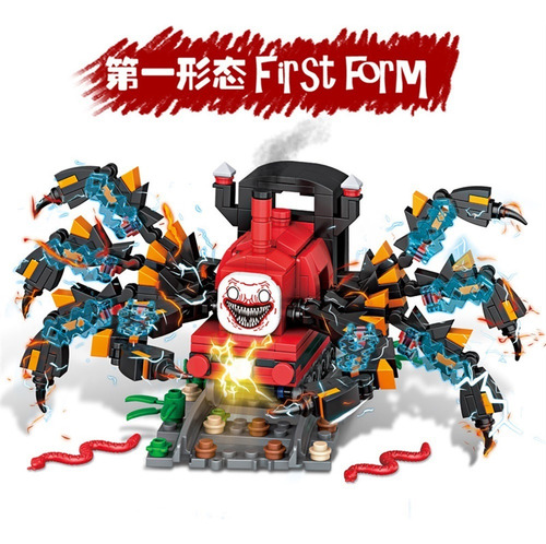 506pcs Hell Charles Little Train Spider 3 Brinquedos De