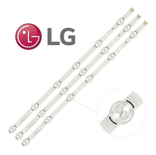 Imagen 5 de 5 de Kit Leds LG 32 32lf550b 32lf580b 32lf595b Nuevas ¡¡oferta!!