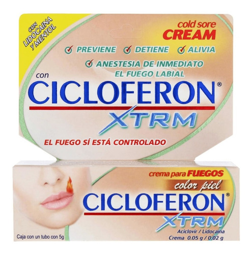 Cicloferon Xtrm Color Piel 5 Mg 1 Tubo 5 Gr