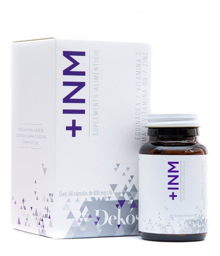 Dekós +inm | Refuerza Inmunidad | Equinácea, Cúrcuma, Zinc