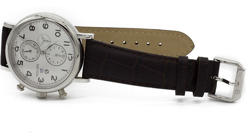 Reloj Hombre Election Suizo Cuero Y Cronografo E130415211
