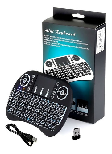 Mini Teclado Inalambrico Bluetooth Mousepad Tv Box Pc