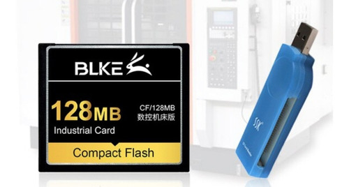Cartão De Memoria 128mb Cf Para Brother Pr600 +adaptador Usb
