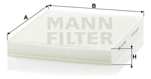 Filtro De Cabine Mann-filter Etios/sedan - Cu13002