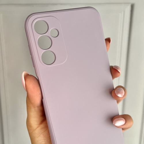 Funda Silicona Cubre Cámara Para Samsung Linea- Coolcase Púrpura A36