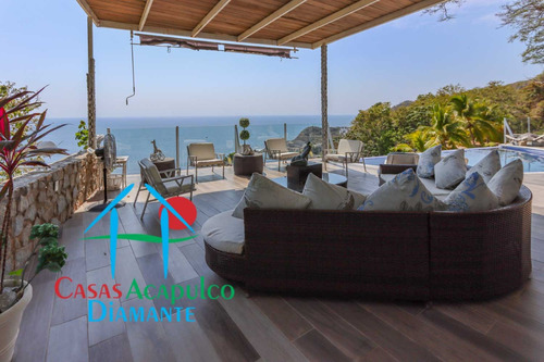 Cad Villa Vidal. Alberca Privada, Vista Al Mar, Bungaló Con Asador Y Jacuzzi