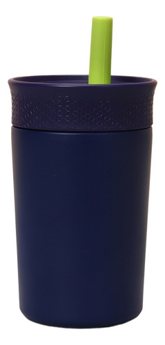 Vaso De Acero Inoxidable Con Pajita De Doble Pared De 12 Oz