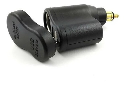 Imagen 3 de 8 de Cargador Bmw Din Usb Doble Con Encendedor