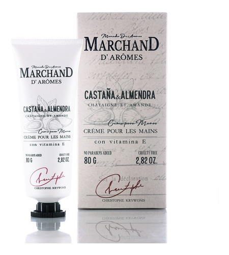 Crema De Manos Marchand D'aromes Sin Parabenos X 80g