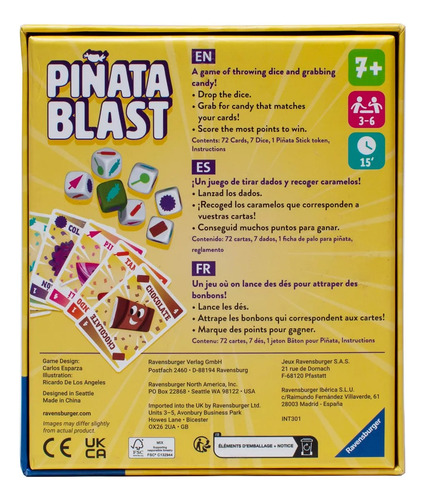 Juego De Mesa Piñata Blast Ravensburger