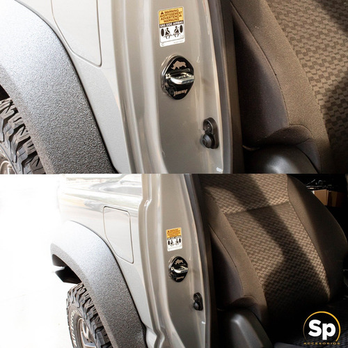 Imagen 6 de 7 de Moldura De Puerta Estetico Color Rojo Suzuki Jimny 21+