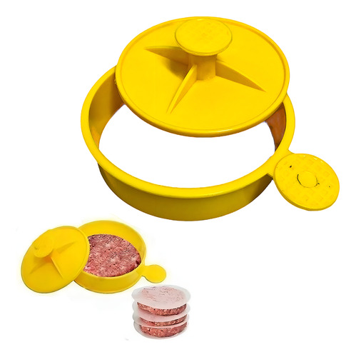 Molde Para Hamburguesas Grandes 12cm - Cotillón Waf