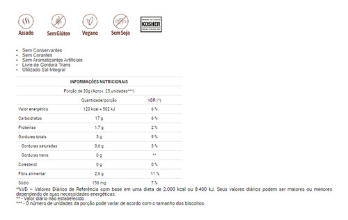 Biscoito Palito Salgado Linhaça Dourada - Leve Crock 120 G