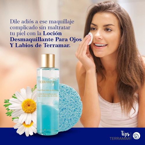 Loción Desmaquillante Ojos Y Labios Libre De Aceite Terramar