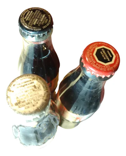3 Botellas Coca Cola Retornables Colección Chile 2017