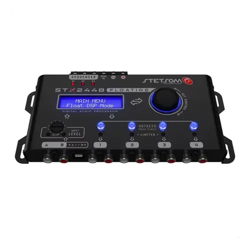 Processador Stetsom Stx 2448 Floating Crossover Rca + Fio