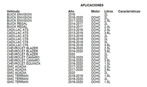 Bomba Agua Completa Buick Envision 2016-2020 2.0l Gm Parts