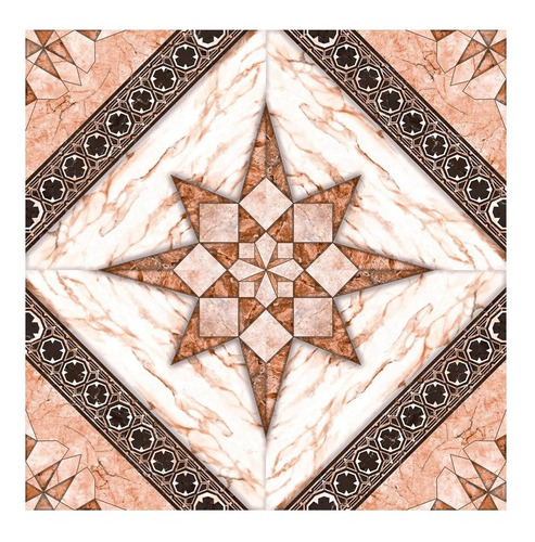 Imagen 2 de 7 de Piso Ceramico 1° Cal 33x33 Cadiz Rosa Brillante San Lorenzo