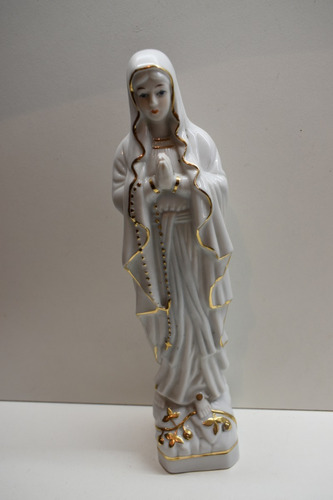 Figura De Porcelana Virgen Monti Piero España Religión 