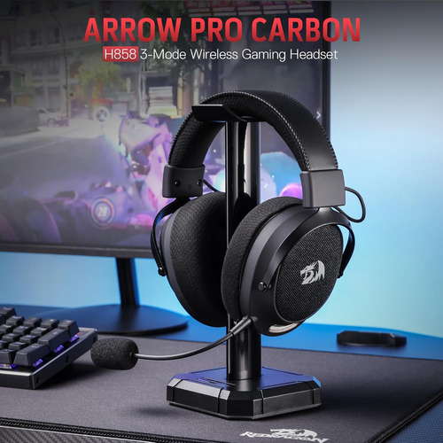 Auricular Redragon H858 3 Conexiones Con Microfono - Negro