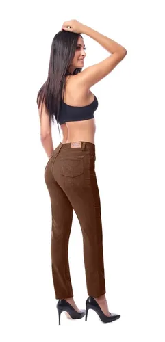 Pantalón De Pana Para Mujer Dayana Panilla Recto