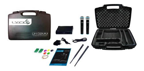 Microfones Lyco UH-02MM dinâmico cardioide preto
