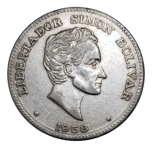 Moneda 50 Centavos 1958 Colombia Pieza #1