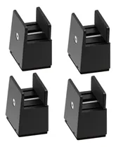 Comprar 4x Elevadores De Patas De Cama, Extensores Altura 5 Cm Negro