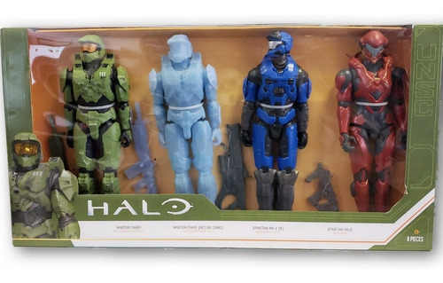 Et De Figuras Halo Master Chief, Active Camo,  Mk Y  Vale