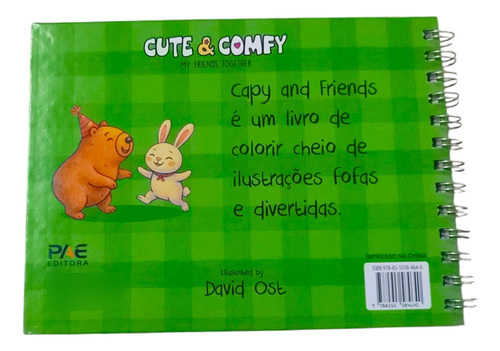 2 Livro Colorir Tik Tok Capivara Capy Comfy Cozy 180 Gm2 Estilo Bob Goods