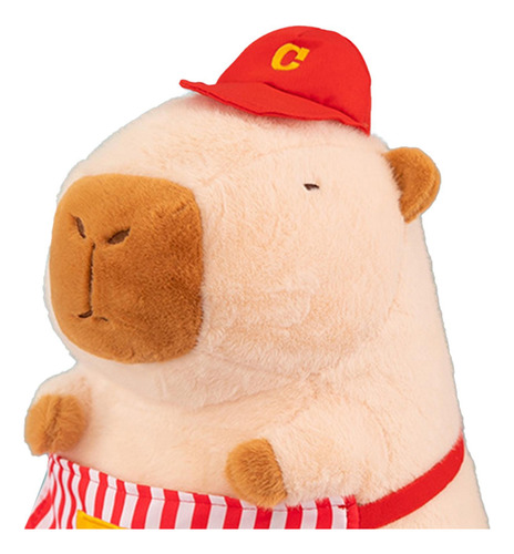 Capybara Stuffed Toy Kids Room Decor Soft Stuffed Chef